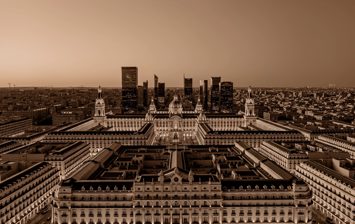 Panorama del distrito financiero